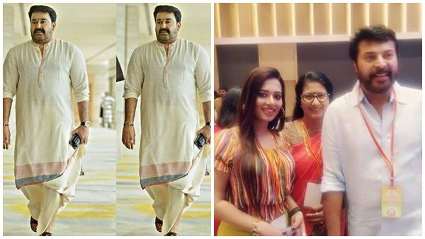 നടിമാരുടെ തിക്കിലും തിരക്കിലും പെട്ട് മമ്മൂട്ടി!മെഗാസ്റ്റാറിനൊപ്പം ഫോട്ടോ എടുക്കാന്‍ താരങ്ങളുടെ ബഹളം