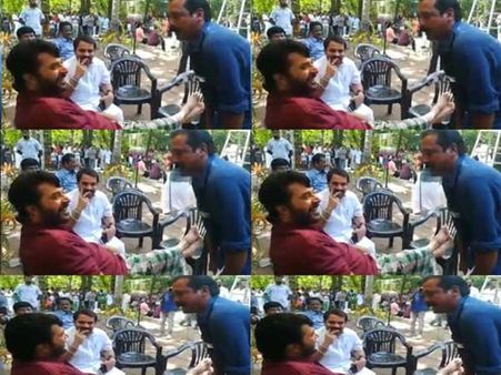 മമ്മൂട്ടിക്ക് മുന്നില്‍ ഇരിപ്പുറച്ചില്ല! ദാദാസാഹിബിലെ ഡയലോഗുമായി ഹക്കീം! ആസ്വദിച്ച് താരവും! കാണൂ!