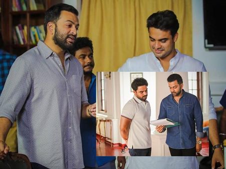 ജതിന്‍ രാംദാസിന്റെ മാസ് എന്‍ട്രി ചിത്രീകരിച്ചത് ഇങ്ങനെ! പൊട്ടിച്ചിരിച്ച് പൃഥ്വിയും ടൊവിനോയും! കാണൂ!