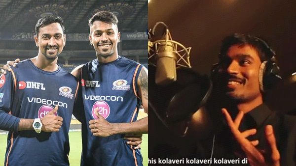 ധനുഷിന്റെ കൊലവെറി സോംഗുമായി ഹര്‍ദിക്ക് പാണ്ഡ്യയും ക്രൂനാലും! വെെറലായി വീഡിയോ