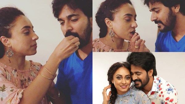 പേളി മാണിക്ക് മധുരം നല്‍കി ശ്രീനിയുടെ ആഘോഷം! സന്തോഷത്തിന് പിന്നിലൊരു കാരണമുണ്ട്! അറിയുമോ?