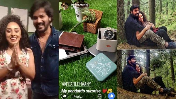 പേളി മാണിയുടെ സര്‍പ്രൈസിനെക്കുറിച്ച് ശ്രീനി! പൊണ്ടാട്ടി ഞെട്ടിച്ചുവെന്ന് താരം! ചിത്രങ്ങള്‍ വൈറല്‍!