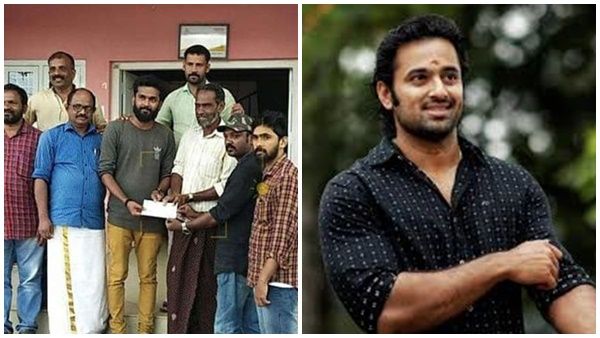 ഉരുള്‍ പൊട്ടലില്‍ വീട് നഷ്ടപ്പെട്ട മുഹമ്മദിന് അഞ്ച് ലക്ഷം രൂപ നല്‍കി ഉണ്ണി മുകുന്ദന്‍