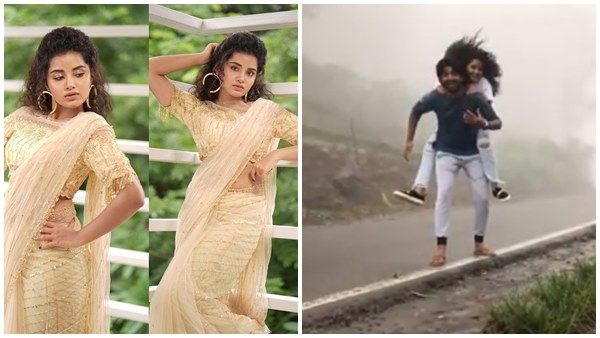 അനുപമയുടെ സാഹസം, ലൊക്കേഷനില്‍ നിന്നും സുഹൃത്തിന്റെ ചുമലില്‍ എടുത്ത് ചാടുന്ന വീഡിയോ പുറത്ത്