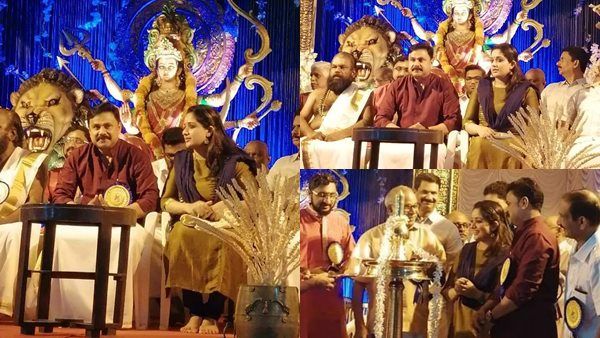 ദിലീപിനരികില്‍ കാവ്യ മാധവനും!നവരാത്രി ആഘോഷത്തില്‍ തിളങ്ങി താരദമ്പതികള്‍! ചിത്രങ്ങള്‍ വൈറല്‍!