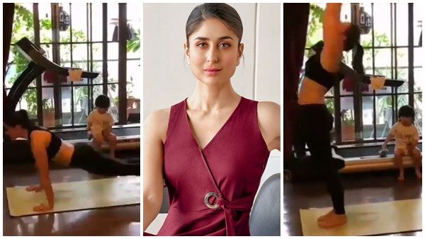 അമ്മയുടെ വര്‍ക്കൗട്ട് വീഡിയോയ്ക്ക് പിന്നില്‍ താരപുത്രന്‍! കരീനയുടെ വീഡിയോ ആസ്വദിച്ച് മകന്‍ തൈമൂര്‍