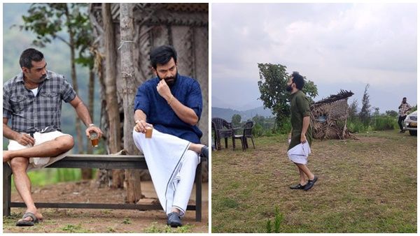 പരസ്പരം നോക്കാതെ ബിജു മേനോനും പൃഥ്വിരാജും! അയ്യപ്പനും കോശിയും ലൊക്കേഷന്‍ ചിത്രം