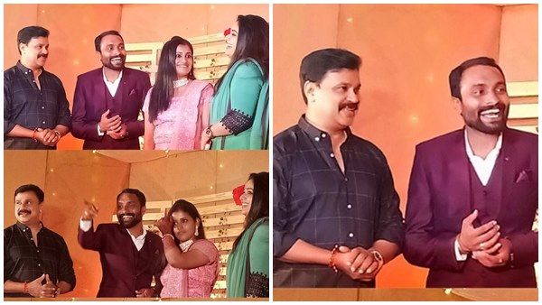 കാവ്യ മാധവനും ദിലീപും വീണ്ടും ഒന്നിച്ചെത്തി! ദിലീപിന്റെ മാനേജര്‍ അപ്പുണ്ണിയുടെ സഹോദരന്റെ വിവാഹം