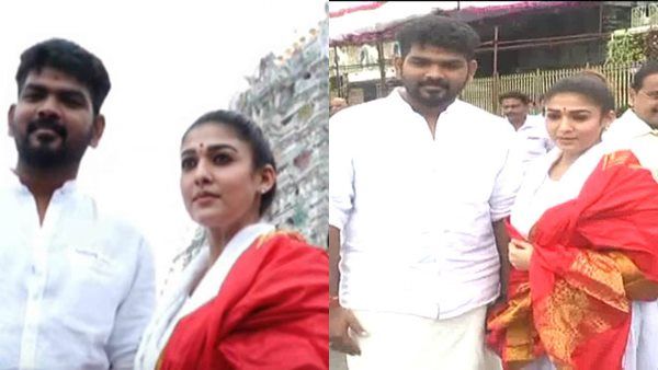 കൈകോര്‍ത്ത് പിടിച്ച് നയന്‍താരയും വിഘ്‌നേഷും തിരുപ്പതിയില്‍! വീഡിയോ വൈറലാവുന്നു!