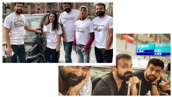 സായിപ്പിനെ പറ്റിച്ച് പിഷാരടി, കൂട്ടിന് ചാക്കോച്ചനും ജോജുവും പ്രിയയും, ചിത്രം വൈറൽ