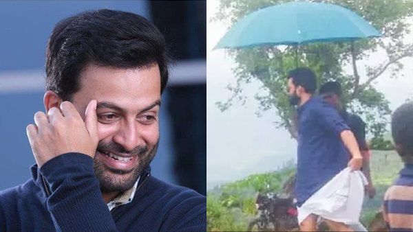 മുണ്ടു മടക്കി മാസ് ഗെറ്റപ്പില്‍ പൃഥ്വിരാജ്! അയ്യപ്പനും കോശിയും ലൊക്കേഷന്‍ ചിത്രം വൈറല്‍