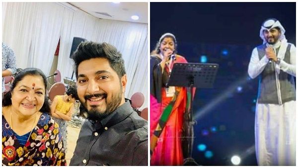ഒരു മുറൈ വന്ത് പാർത്തായ! ചിത്രയ്ക്കൊപ്പം പാട്ട് പാടി അറബ് ഗായകൻ...