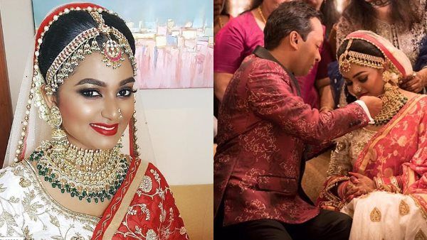 ശ്രീലക്ഷ്മിയെ സുന്ദരിയാക്കിയത് ഈ കൈകള്‍! വിവാഹ ശേഷമുള്ള ആദ്യ സന്തോഷം പങ്കുവെച്ച് താരപുത്രി