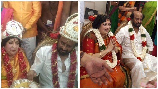 രജനികാന്തിന്റെ കുടുബത്തില്‍ ആഘോഷം തുടങ്ങി! കീരിടം വെച്ചിട്ടുള്ള സ്‌റ്റൈല്‍ മന്നന്റെ ചിത്രങ്ങള്‍