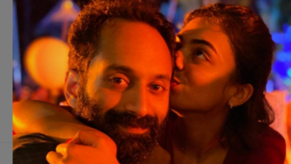 ഫഹദിനെ ചുംബിച്ച് നസ്രിയ! ചിത്രം പകര്‍ത്തി ഫര്‍ഹാന്‍ ഫാസില്‍! ഇന്‍സ്റ്റഗ്രാം പോസ്റ്റ് വൈറല്‍!