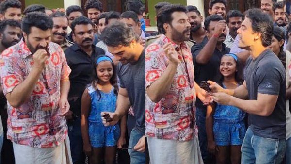 മമ്മൂട്ടിയുടെ സെറ്റില്‍ ടൊവിനോ തോമസിന് പിറന്നാളാഘോഷം! യുവതാരത്തിനുള്ള മെഗാസ്റ്റാറിന്‍റെ ആശംസ ഇങ്ങനെ