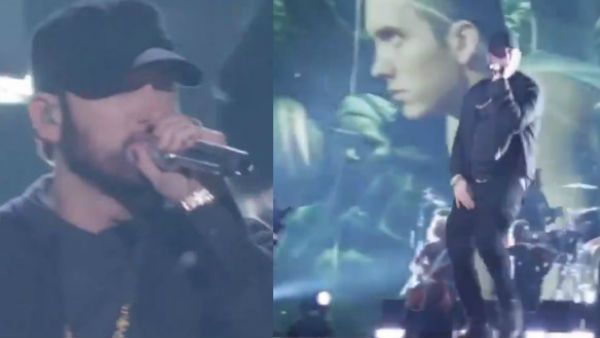 ഓസ്‌കര്‍ നിശയെ ഇളക്കിമറിച്ച് എമിനെം, വീഡിയോ