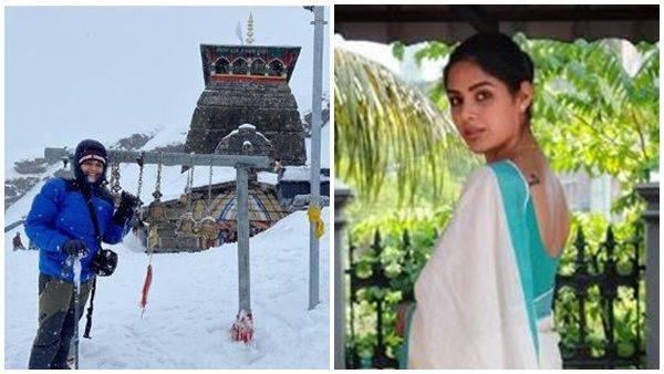കനത്ത മഞ്ഞിനെ അതിജീവിച്ച് സംയുക്തയുടെ തുംഗനാഥ് യാത്ര! ചിത്രങ്ങള്‍ വൈറല്‍