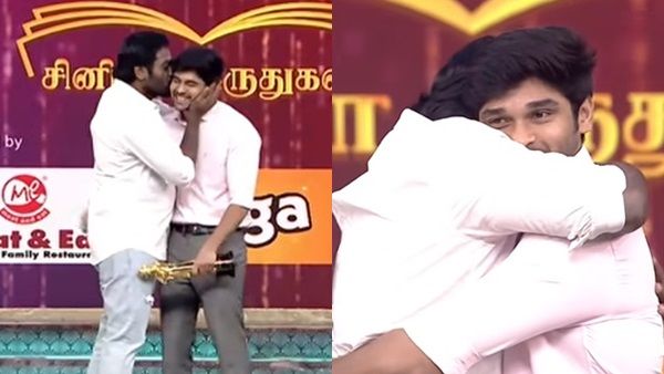 ധ്രുവ് വിക്രമിന് സ്‌നേഹചുംബനം നല്‍കി വിജയ് സേതുപതി! വീഡിയോ ഏറ്റെടുത്ത് ആരാധകര്‍