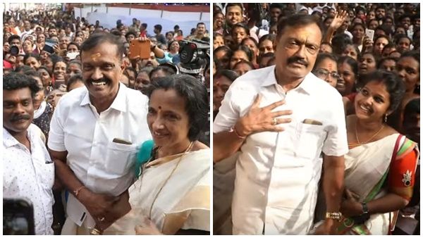 ചിപ്പി വന്നിട്ടുണ്ടോ സാറേ... ഇതാണെന്റെ ചിപ്പി, ഭാര്യയെ ചേർത്ത് പിടിച്ച് ഭീമൻ രഘു