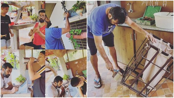 ഭര്‍ത്താവും മകനും വീട്ടിലുണ്ടായാല്‍ ഇതാണ് അവസ്ഥ! നടി സംയുക്ത വര്‍മ്മ പുറത്ത് വിട്ട അപൂര്‍വ്വ ചിത്രം