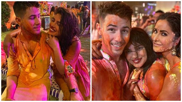 വർണ്ണങ്ങളിൽ നീരാടി പ്രിയങ്കയും നിക്കും, കൂടെ കത്രീനയും, ഹോളി വൻ ആഘോഷമാക്കി താരങ്ങൾ