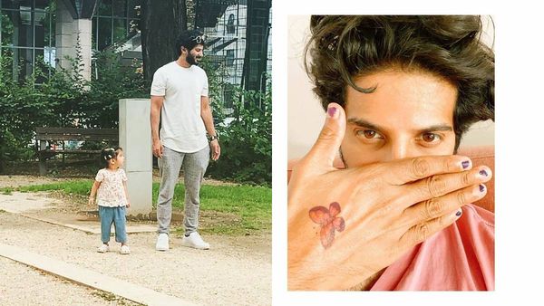 കുഞ്ഞുമറിയത്തിന്‍റെ വരയാണ്! ദുല്‍ഖര്‍ സല്‍മാന്‍റെ കൈയ്യില്‍ നെയിന്‍ പോളിഷും ചിത്രങ്ങളും! കാണൂ!