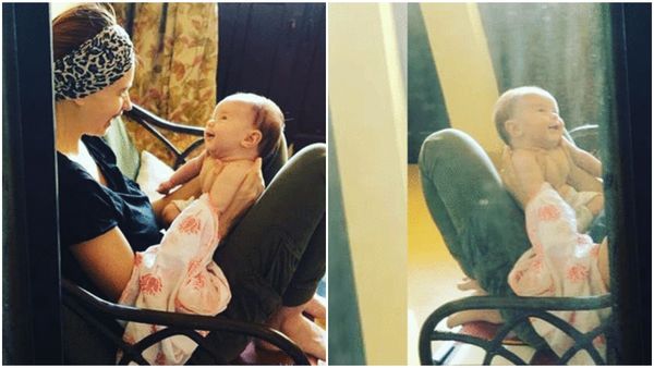 ''ആദ്യ ചിരിയിലെ പ്രണയം'', ഇങ്ങനെയാണ് ഞങ്ങളുടെ കൊവിഡ് കാലം, ചിത്രം പങ്കുവെച്ച് നടി...