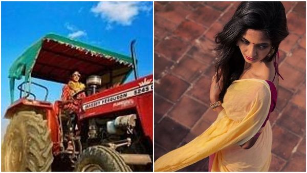 പാചകവും വർക്കൗട്ടും മാത്രമല്ല കൃഷിയും ചെയ്യാമെന്ന് കീർത്തി , നിലത്തിൽ ട്രാക്ടർ ഓടിച്ച് താരപുത്രി