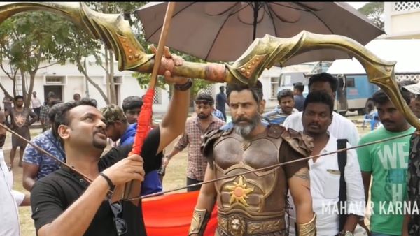 മഹാവീര്‍ കര്‍ണ്ണനായി ചിയാന്‍ വിക്രം! മേക്കിങ് വീഡിയോ പങ്കുവെച്ച് ആര്‍ എസ് വിമല്‍