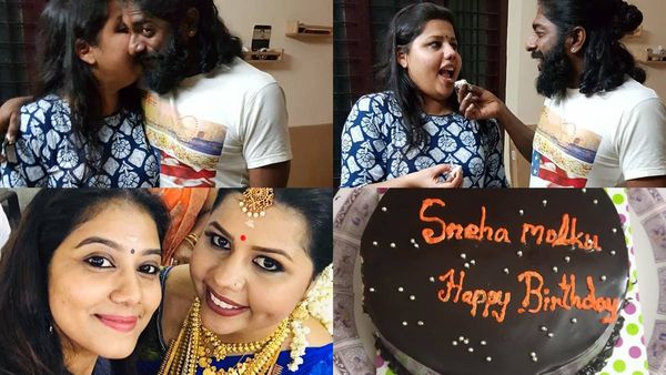 വിവാഹ ശേഷമുള്ള ആദ്യ പിറന്നാള്‍! സ്‌നേഹയ്ക്ക് ശ്രീകുമാര്‍ നല്‍കിയ സര്‍പ്രൈസ് ഇങ്ങനെ! ചിത്രം വൈറല്‍!