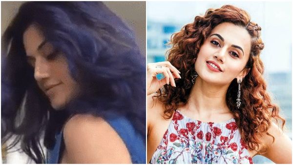 ദയവായി ഇത് പരീക്ഷിക്കരുത്, മുടിക്ക് നീല നിറം നല്‍കി തപ്‌സി പന്നു...