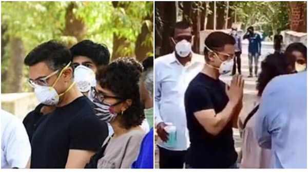 ലോക് ഡൗണിലും സഹായിയുടെ ശവസംസ്‌കാര ചടങ്ങില്‍ പങ്കെടുത്ത് ആമിര്‍ ഖാനും കിരണ്‍ റാവുവും