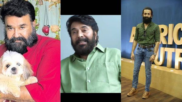 മമ്മൂട്ടിക്കും മോഹന്‍ലാലിനും കട്ടത്താടി! പൃഥ്വിക്ക് പഠിക്കുകയാണോ താരരാജാക്കന്‍മാര്‍? ചിത്രം വൈറല്‍!