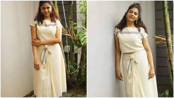 പൂര്‍ണിമ മുണ്ട് ഉടുത്ത് വന്നാല്‍ എങ്ങനെയുണ്ടാവും? ഫാഷനില്‍ വെറൈറ്റി പരീക്ഷിച്ച് നടിയുടെ ചിത്രങ്ങള്‍