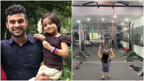 അച്ഛന്റെ ജിമ്മില്‍ ഊഞ്ഞാലാടി ഇസ മോള്‍! മകളുടെ വീഡിയോ പങ്കുവെച്ച് ടൊവിനോ