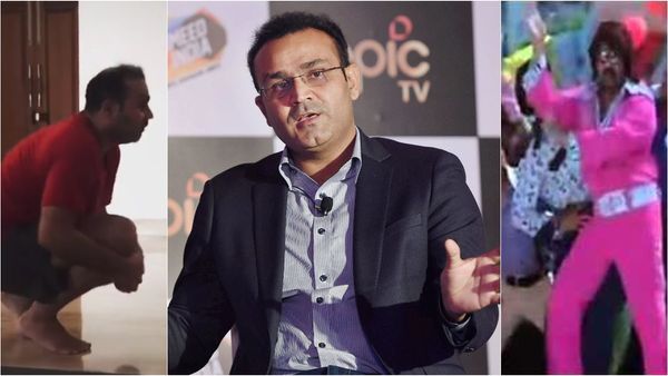 ചെട്ടികുളങ്ങര ഭരണി നാളില്‍ ഉത്സവം കണ്ട് നടക്കുമ്പോള്‍; മോഹന്‍ലാലിന്റെ പാട്ടിനൊപ്പം സേവാഗിന്റെ യോഗ