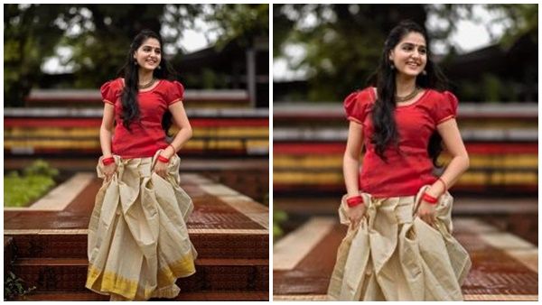 കോവിലില്‍ പുലര്‍വേളയില്‍, അനശ്വര രാജന്റെ മനോഹര ചിത്രങ്ങള്‍ ഏറ്റെടുത്ത് ആരാധകര്‍