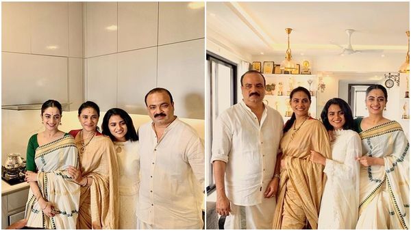 കേരള സാരിയിൽ സിമ്പിൾ ലുക്കിൽ നമിത, ആ കുഞ്ഞ് സന്തോഷം പങ്കുവെച്ച് താരം