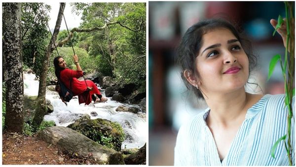 നുരഞ്ഞൊഴുകുന്ന അരുവിക്ക് മുകളില്‍ ഊഞ്ഞാലാടി സനുഷ, താരത്തിന്റെ ചിത്രം വൈറലാകുന്നു