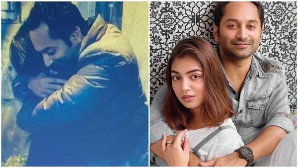 ഭര്‍ത്താവ് ഫഹദിനെ കെട്ടിപ്പിടിച്ച് സന്തോഷം പങ്കുവെച്ച് നസ്രിയ! ഇതൊന്നും അദ്ദേഹം കാണില്ലെന്നും നടി