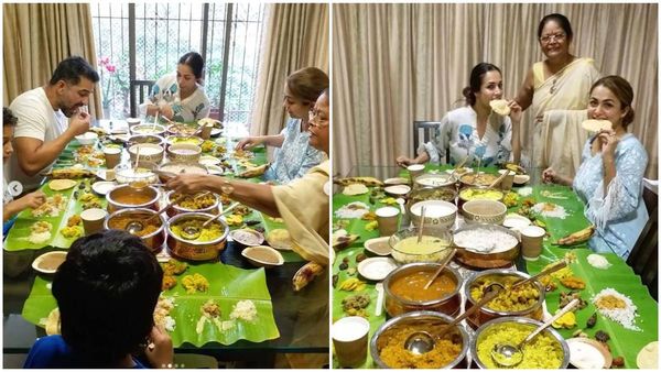 ബോളിവുഡ് നടി മലൈക അറോറയുടെ ഓണാഘോഷം! 5 മാസങ്ങള്‍ക്ക് ശേഷം എല്ലാവരും ഒത്തുകൂടിയെന്ന് നടി