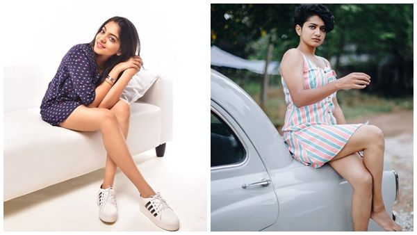 ഇറക്കം കുറഞ്ഞ വസ്ത്രത്തിൽ കാലുകള്‍ കാണിച്ച് നടിമാരുടെ പ്രതിഷേധം, അനശ്വരയ്ക്ക് പിന്തുണ