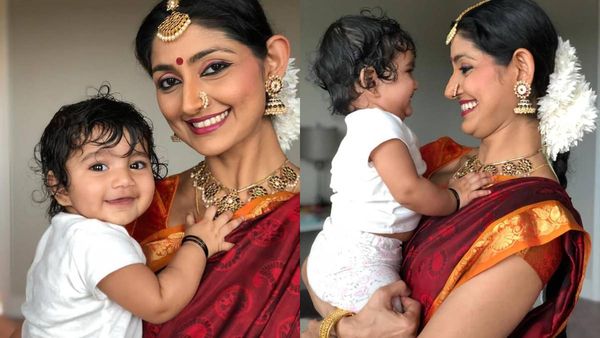 മകളുടെ കണ്ണിലെ കൗതുകത്തെക്കുറിച്ച് ദിവ്യ ഉണ്ണി! ക്യാമറയ്ക്ക് പിന്നിലെ കാഴ്ച ഇത്, ചിത്രം വൈറല്‍
