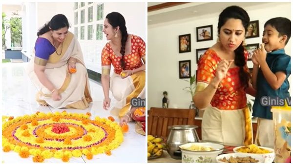 പൂക്കളമിട്ട് സദ്യയൊരുക്കി മിയയുടെ ഓണാഘോഷം! വൈറല്‍ വീഡിയോ