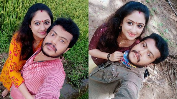 എന്‍റെ പുഞ്ചിരിക്ക് കാരണം നീയാണെന്ന് സ്വാതി നിത്യാനന്ദ്! ഭര്‍ത്താവിനോട് ചേര്‍ന്നുനിന്ന് താരം!