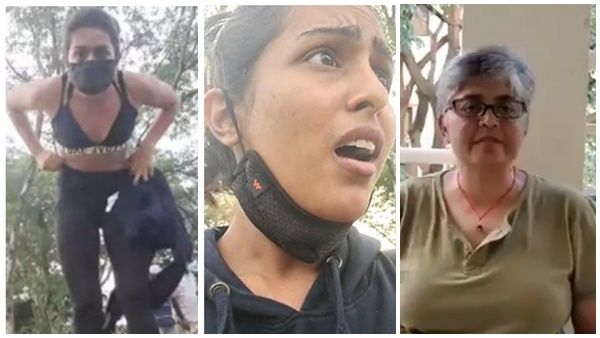 സ്‌പോര്‍ട്‌സ് ബ്രാ ധരിച്ചതിന് കൈയ്യേറ്റ ശ്രമം! സംയുക്ത ഹെഗ്ഡെയോട് മാപ്പ് പറഞ്ഞ് കവിത റെഡ്ഡി