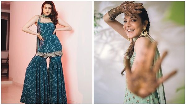 കാജൽ അഗർവാളിന്റെ മെഹന്തിയിലുള്ള പേര് കണ്ടോ, മനോഹരമായ ആ ചിത്രം പങ്കുവെച്ച് നടി