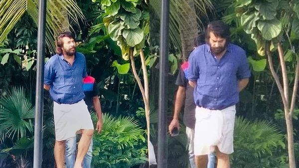 മമ്മൂട്ടി വീട്ടിലും ഇത് പോലെയാണോ നടക്കുന്നത്, സേതുരാമയ്യര്‍ സ്‌റ്റൈലിലുള്ള ചിത്രം വൈറലാവുന്നു