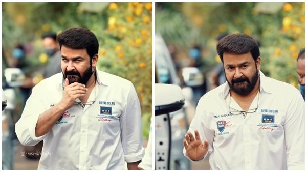 തോള് ചരിച്ച് ഇടം കണ്ണിട്ട് നോക്കി മോഹൻലാൽ, കൂടുതൽ ചെറുപ്പമായി താരം,ദൃശ്യം 2ന്റെ ലൊക്കേഷൻ ചിത്രം